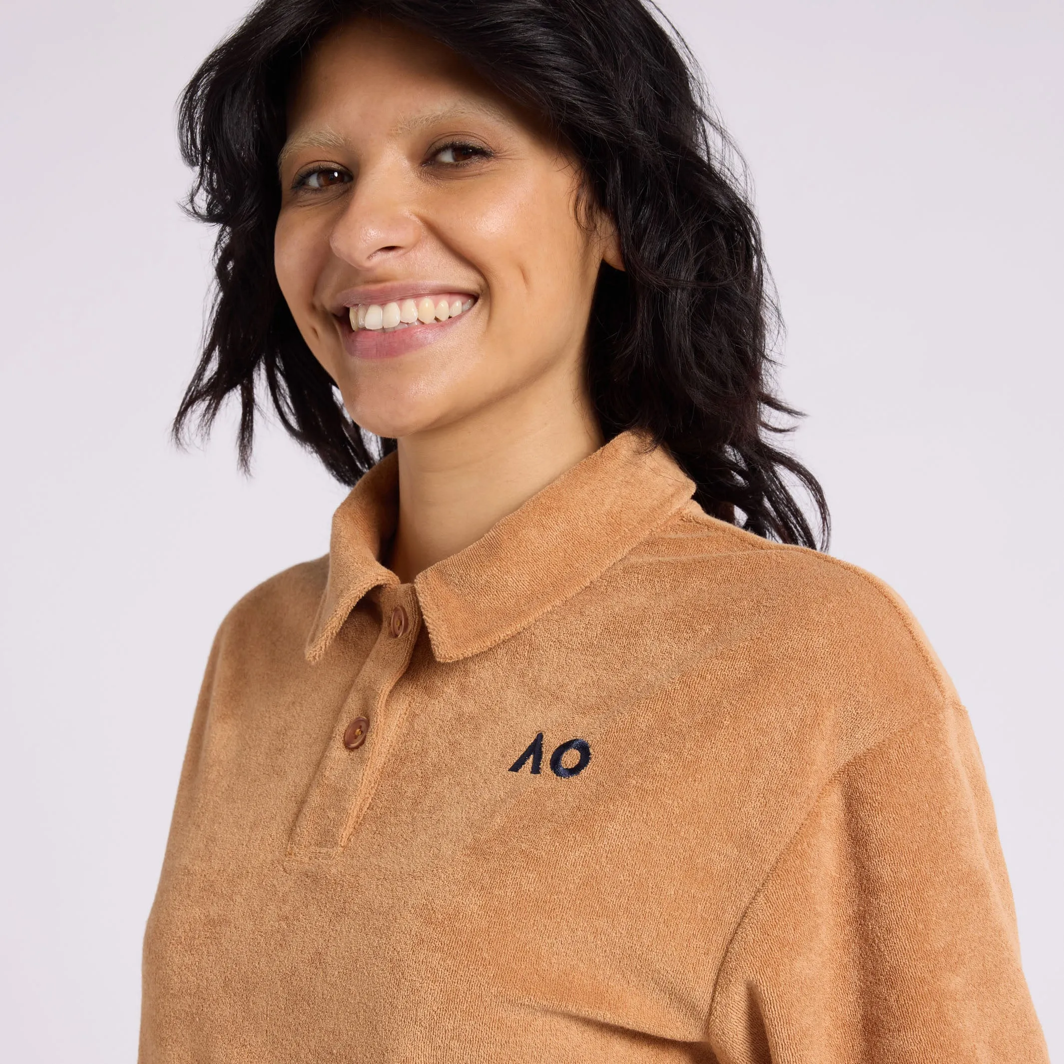 Women's Polo Cropped Lifestyle Terry