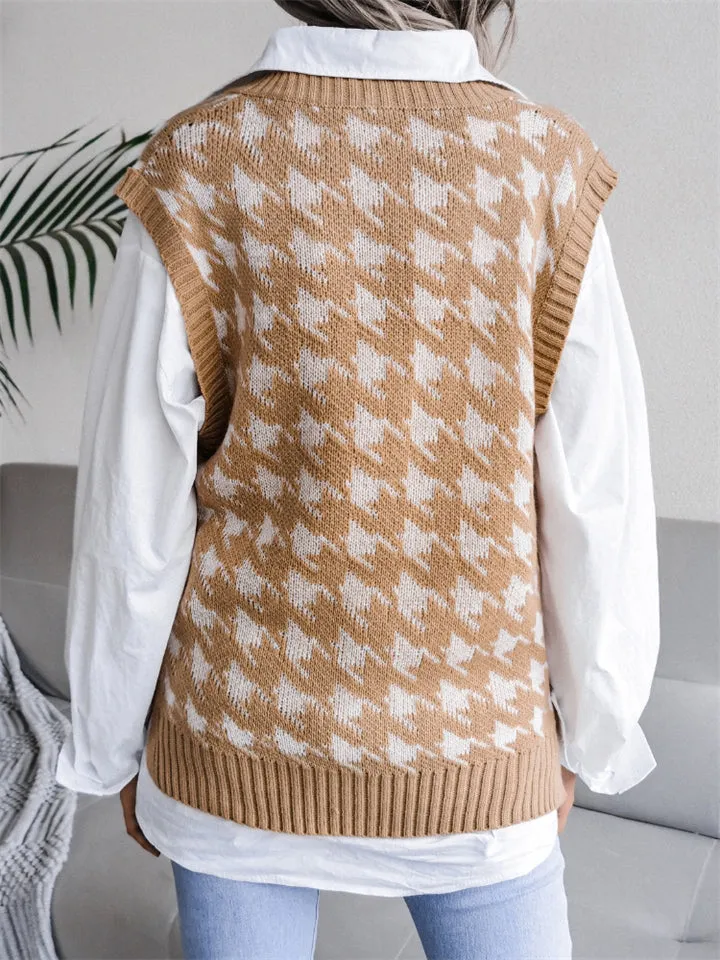 Women's Pullover Sleeveless Sweater Vest Top