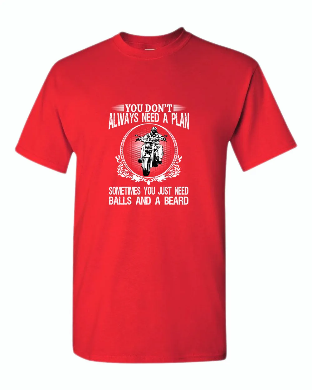 You don't always need a plan, motorcycle tees