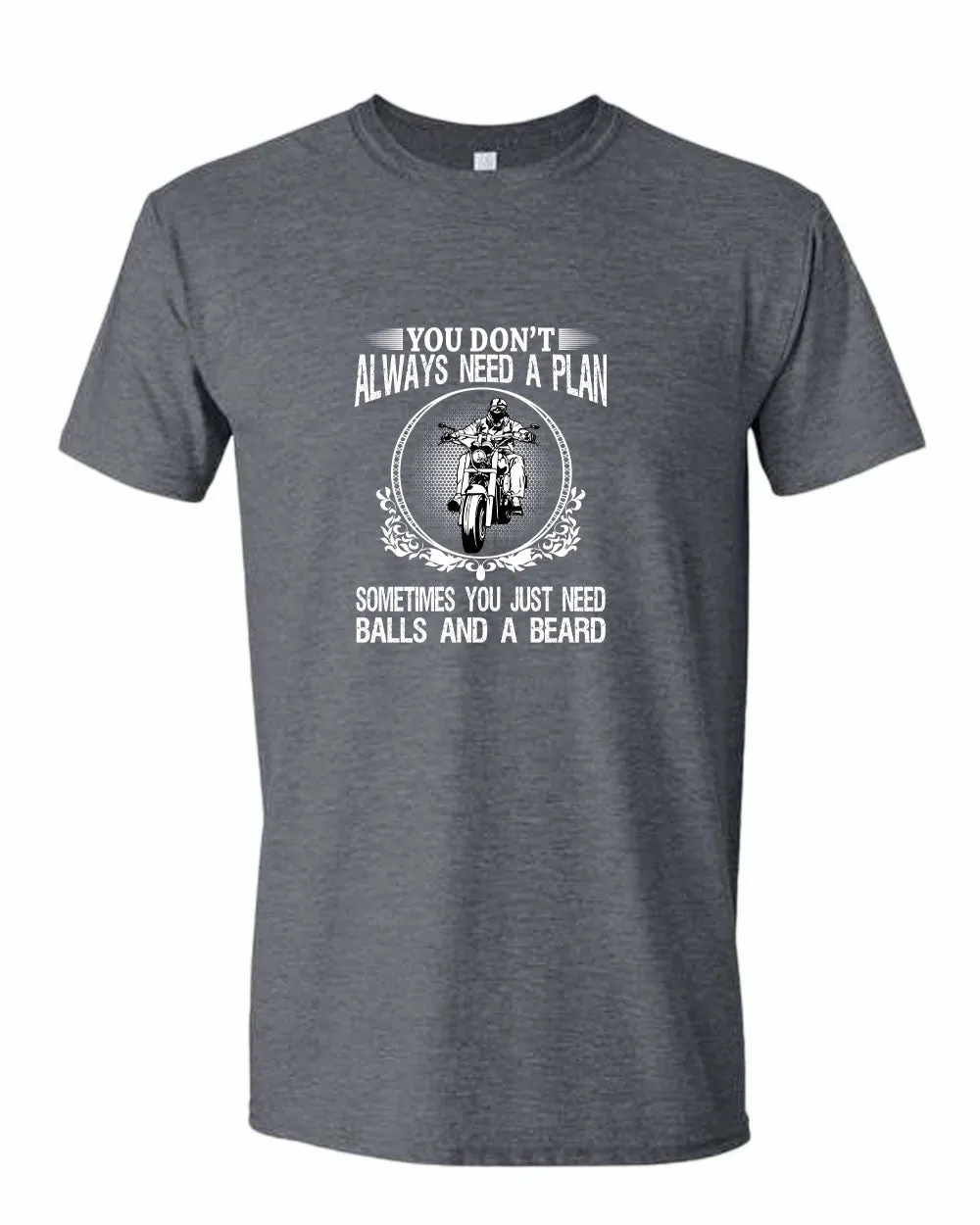 You don't always need a plan, motorcycle tees
