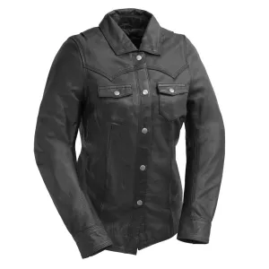 Zenith Women's Leather Motorcycle Shirt