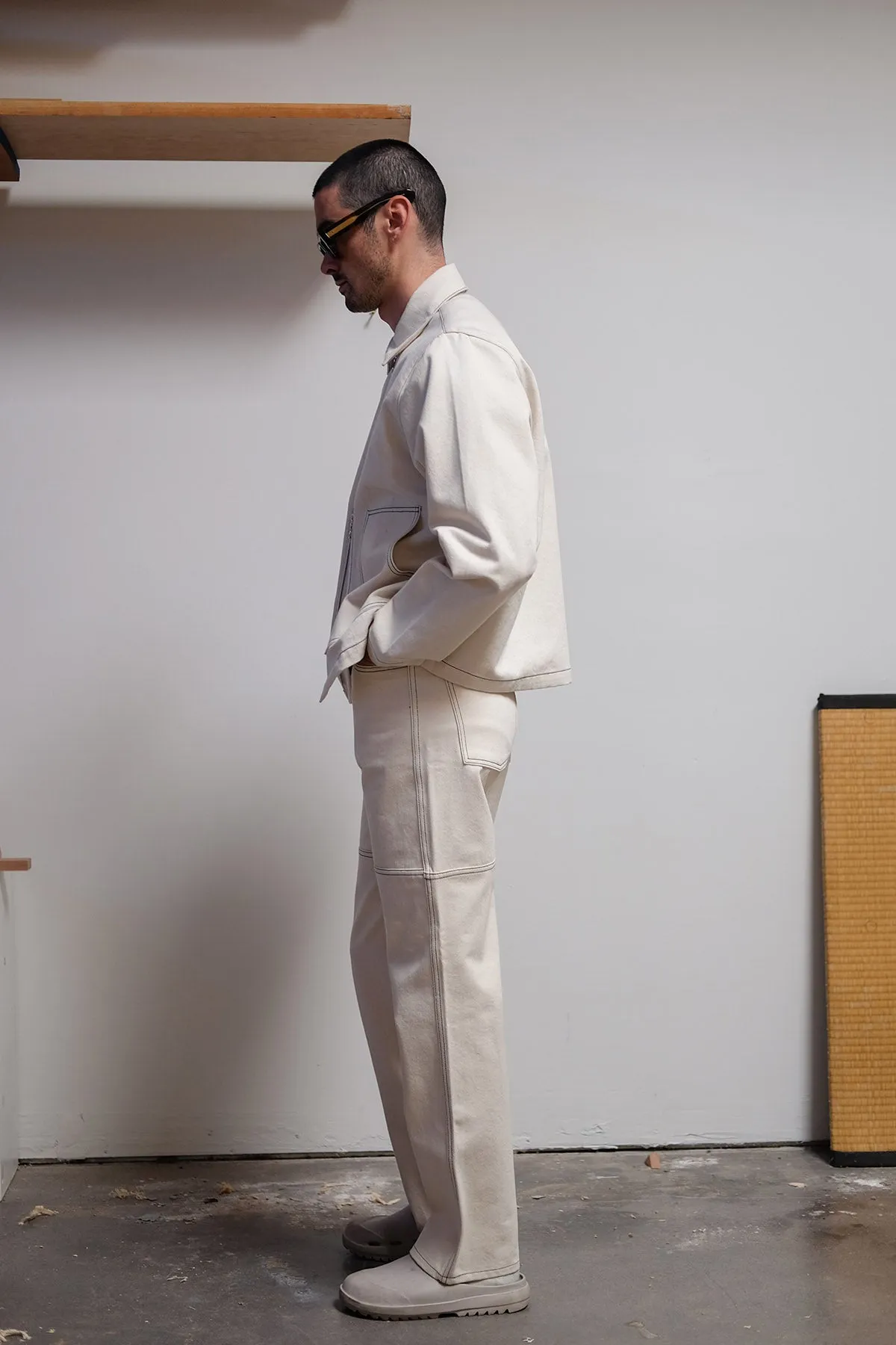 Zip Jacket - Natural Contrast